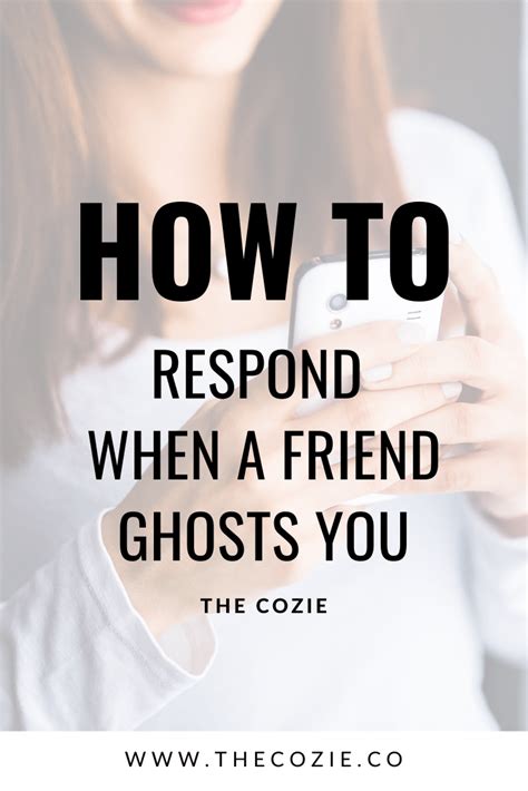 what to do when a friend ghosts you